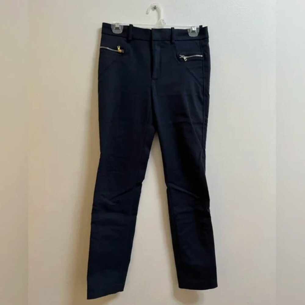 Zara Slim Fit Trousers with Zip Details S